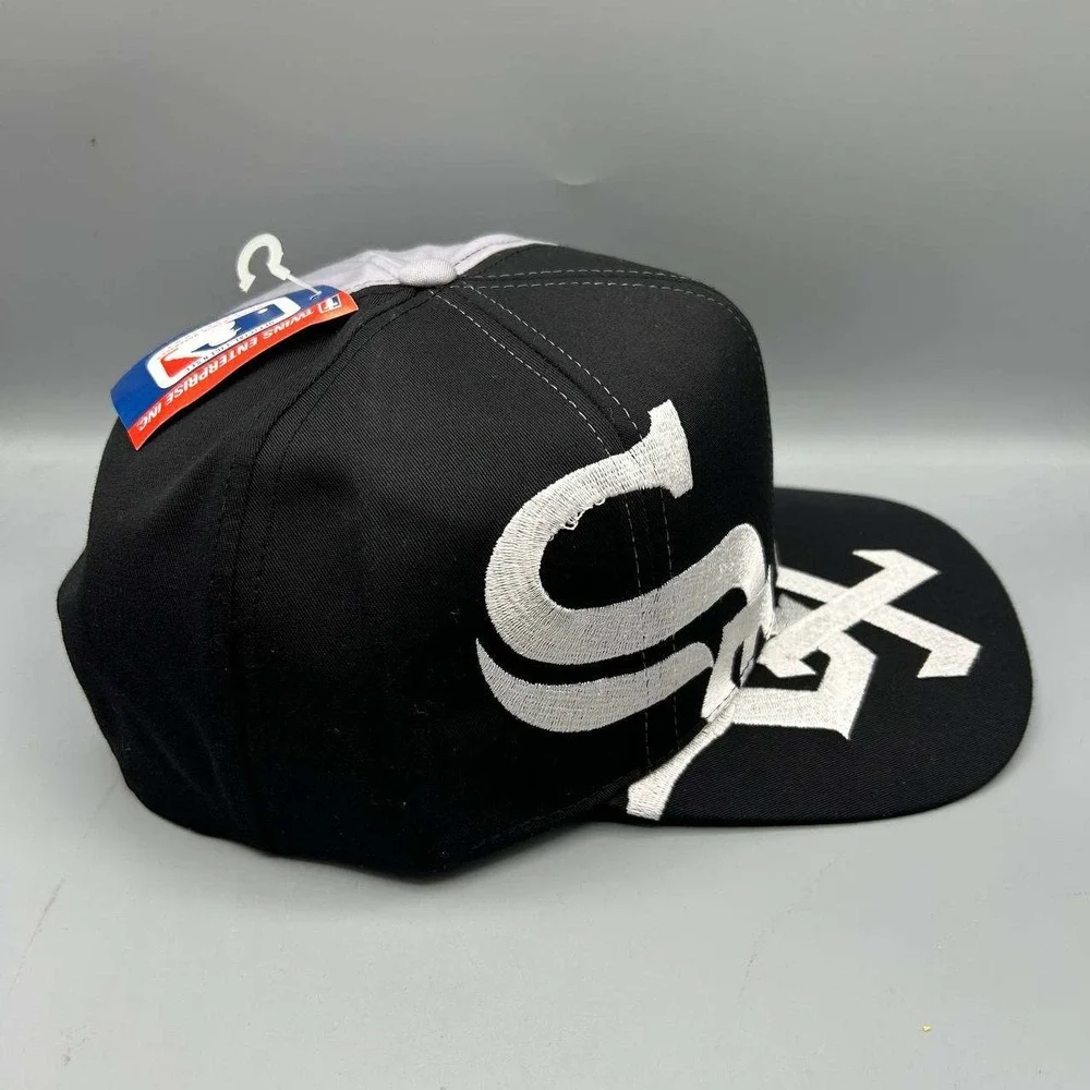 Vintage Chicago White Sox MLB Hat Men Twins Enterprise Snap Back Cap New